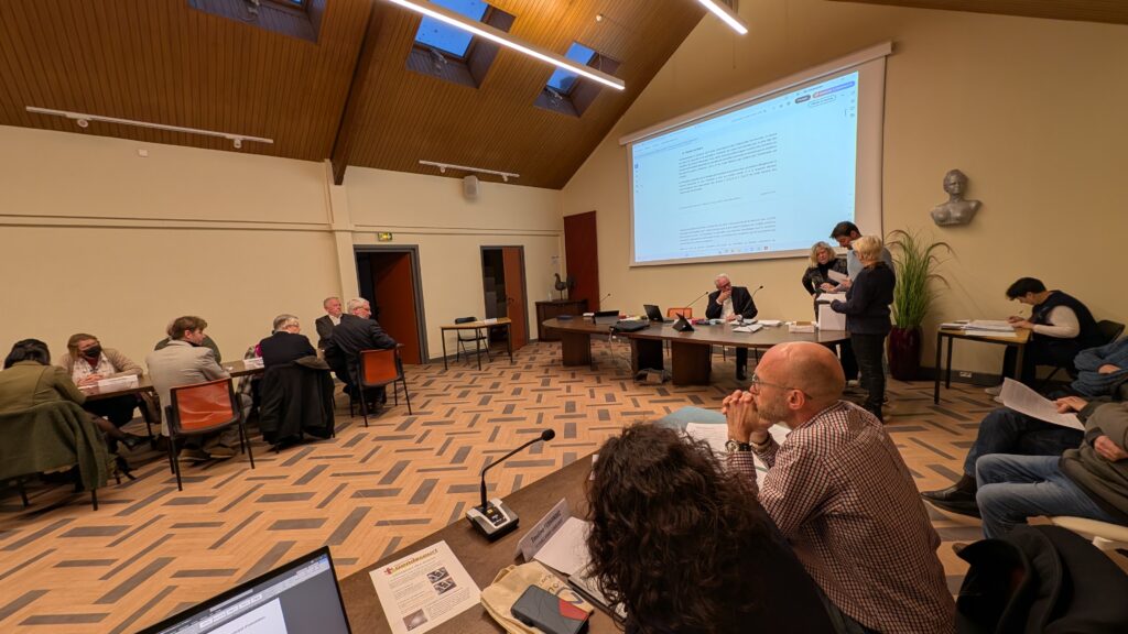 Dépouillement lors de l'élection du maire - CM d'installation du 27 mars 2026